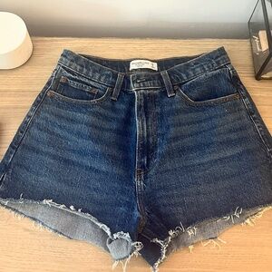 A&F - Denim Cutoff Shorts - 6